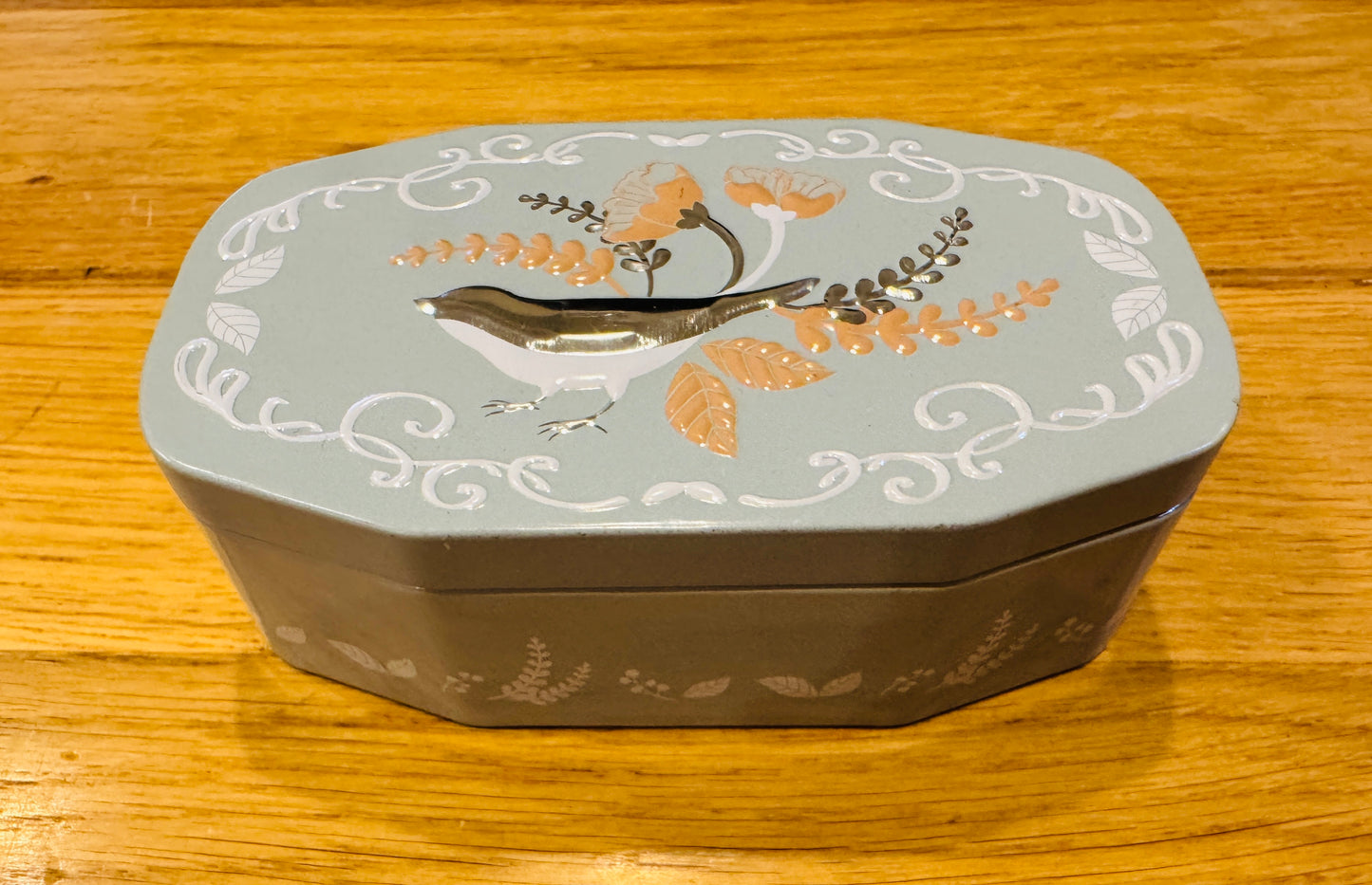 【Petit Jardin プチ・ジャルダン】すみれの庭のお茶箱×棒ほうじ茶